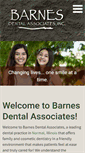 Mobile Screenshot of barnesdentalassociates.com